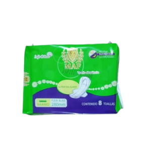Almohadilla Sanitaria MAF x8 Pack