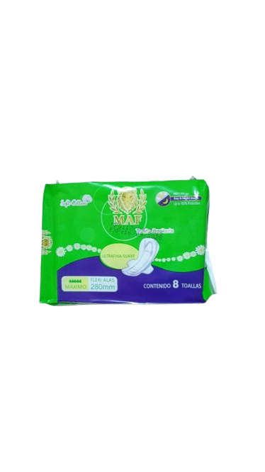 Almohadilla Sanitaria MAF x8 Pack